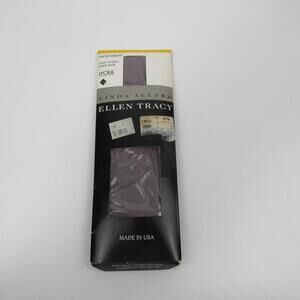 Linda Allard Ellen Tracy Women's MicroSheer Knee-High Pale Nickel NEW Vintage